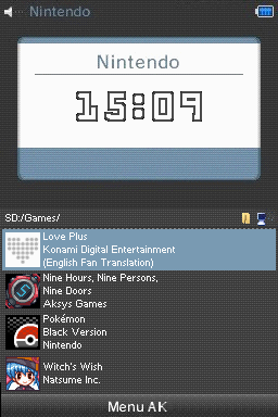 DSi Menu